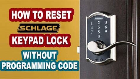 How to Reset Schlage Keypad Lock Without Programming Code: A Journey Through Unconventional Wisdom